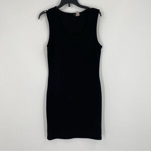 UK2LA Women’s Round Neck Sleeveless Black Bodycon Mini Dress size S